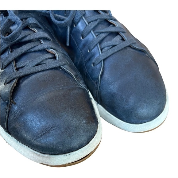 Cole Haan Grand OS Blue leather low top sneaker Mens 9.5 - Picture 3 of 11